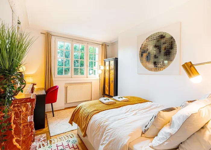 Stylish Modern Apartement - Art, Design, Garden, Villa Des Ammonites