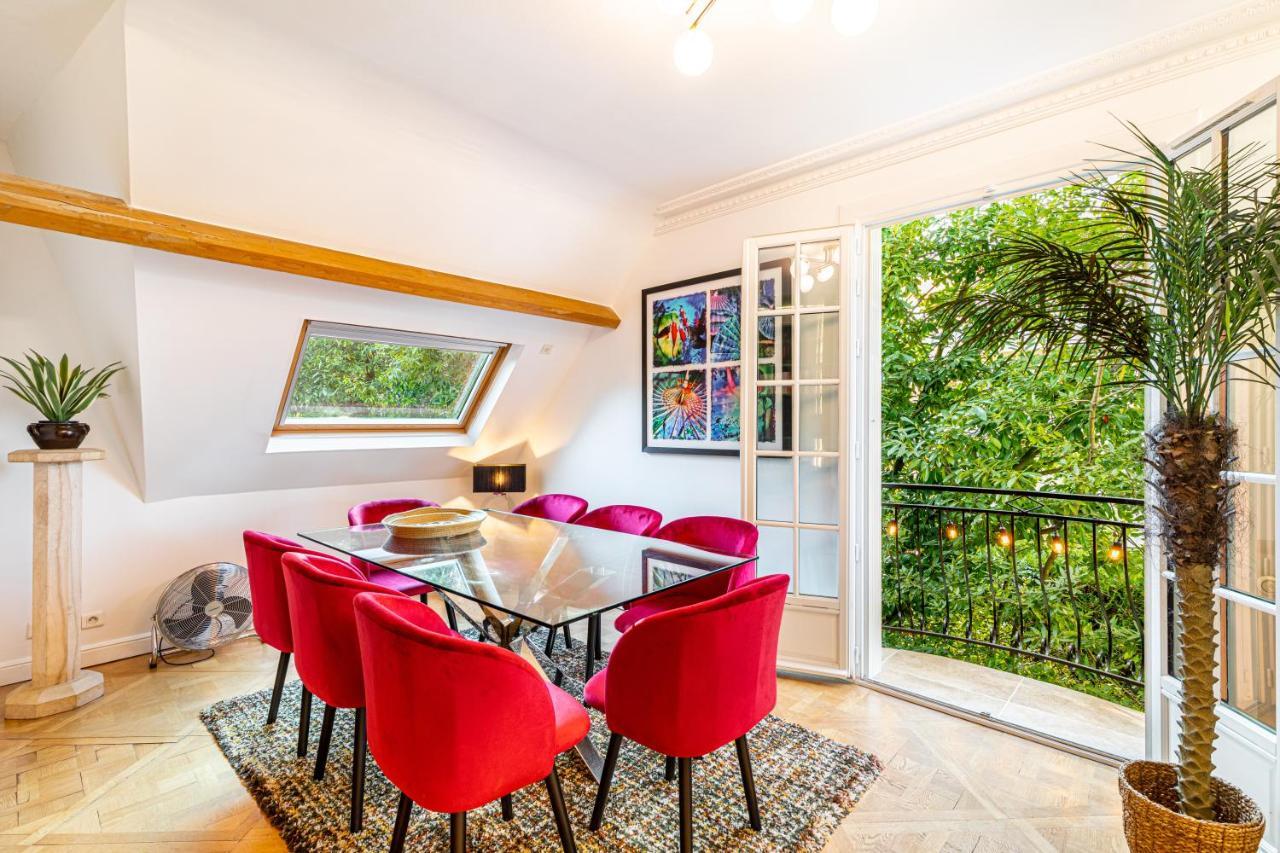 Apartment Stylish Modern Apartement - Art, Design, Garden, Villa Des Ammonites Meudon